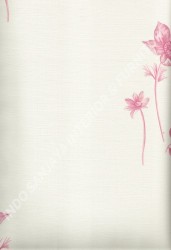 wallpaper LEVANTE:L444-51 corak Bunga warna Cream,Pink