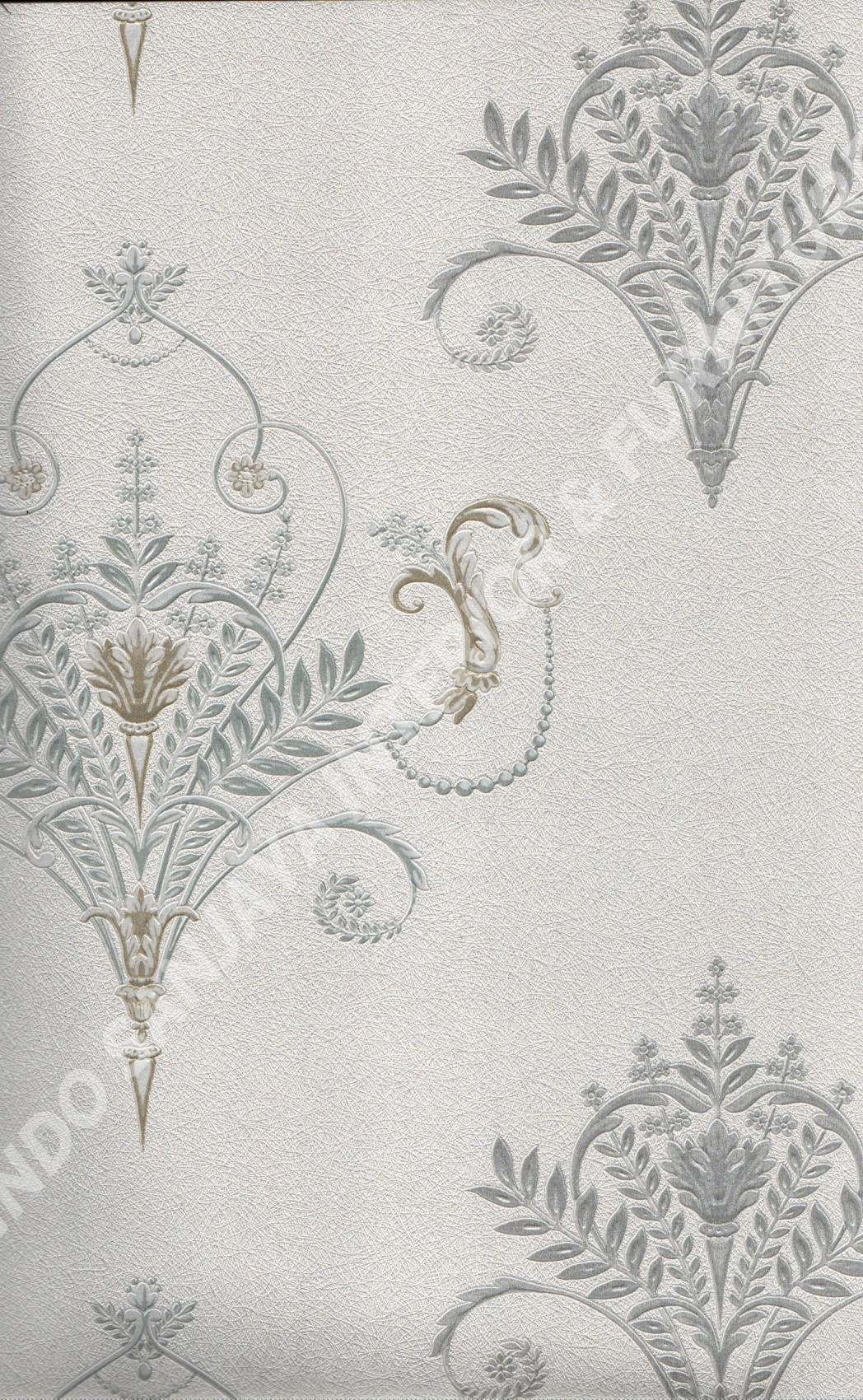 wallpaper SYMPHONY 2:83128-1 corak Klasik / Batik (Damask) warna Abu-Abu