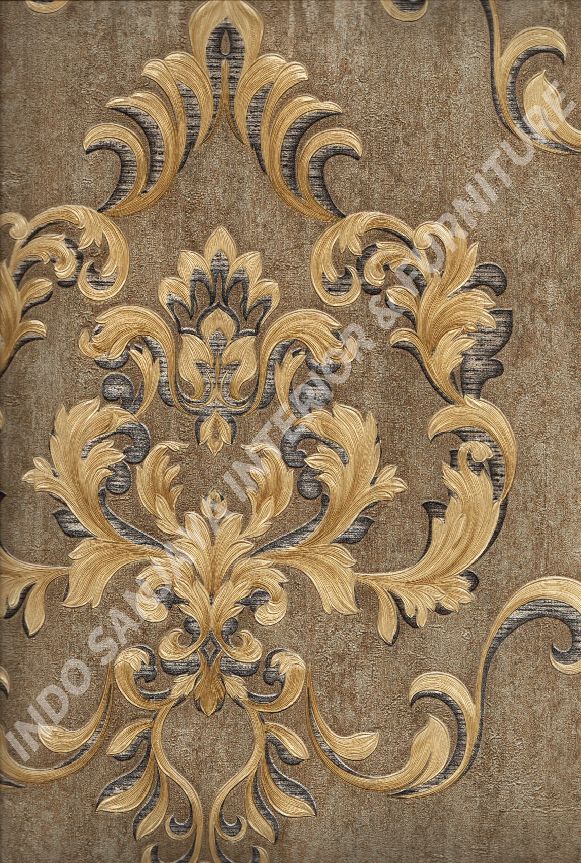 wallpaper   Wallpaper Klasik Batik (Damask) YG80504:YG80504 corak  warna 
