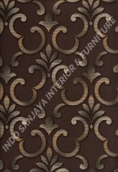 wallpaper SELECTION:10028-2 corak Klasik / Batik (Damask) warna Coklat