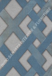 wallpaper SELECTION:10031-3 corak Modern / 3D warna Biru