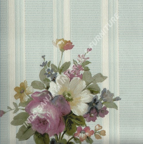 wallpaper   Wallpaper Bunga 70022-2:70022-2 corak  warna 