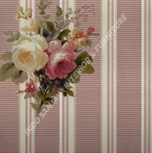 wallpaper   Wallpaper Bunga 70022-4:70022-4 corak  warna 