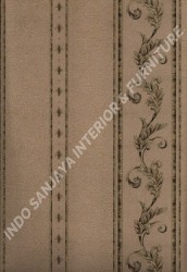 wallpaper LEVANTE:L444-20 corak Klasik / Batik (Damask) warna Coklat