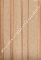 wallpaper LEVANTE:L444-77 corak Garis warna Cream,Coklat