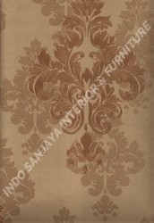 wallpaper LEVANTE:L444-78 corak Klasik / Batik (Damask) warna Coklat