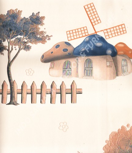 wallpaper SUNSHINE BOY-2:SE1705 corak Anak warna Putih