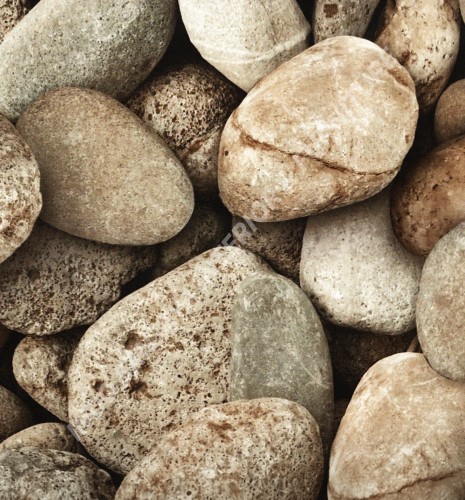 wallpaper Cozy House:CZZ-533-2 corak Batu-Batuan ,Daun - Daunan warna Merah ,Hijau