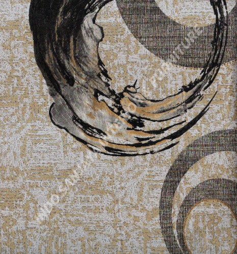 wallpaper Cozy House:CZZ-539-4 corak Klasik / Batik (Damask) ,Bulat / Geometri warna Abu-Abu