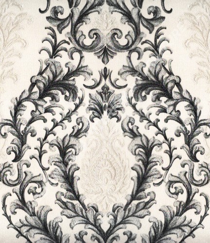 wallpaper TRENZONE:YS-981503 corak Klasik / Batik (Damask) warna Putih