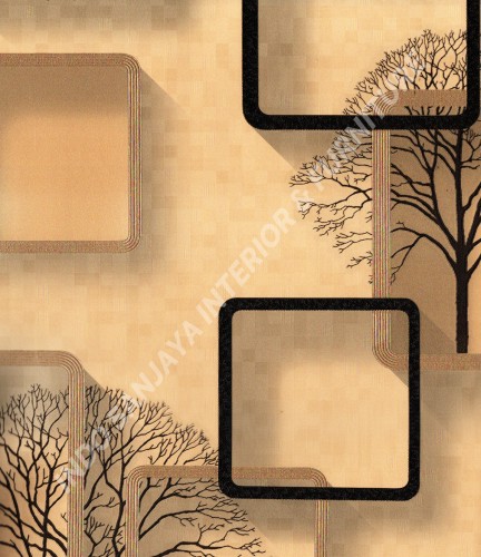 wallpaper TRENZONE:YS-8136 corak Modern / 3D warna Putih