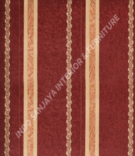 wallpaper Celio:360207 corak Klasik / Batik (Damask) warna Merah ,Coklat