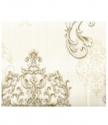 wallpaper MADONA:MD3511 corak Klasik / Batik (Damask) warna Putih