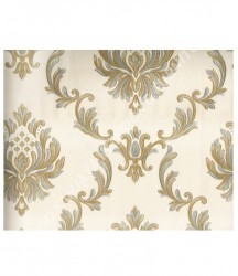 wallpaper MADONA:MD8041 corak Klasik / Batik (Damask) warna Cream