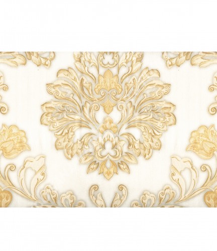 wallpaper MADONA:MD3590 corak Klasik / Batik (Damask) warna Cream