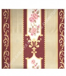 wallpaper MADONA:MD7363 corak Klasik / Batik (Damask) warna Cream