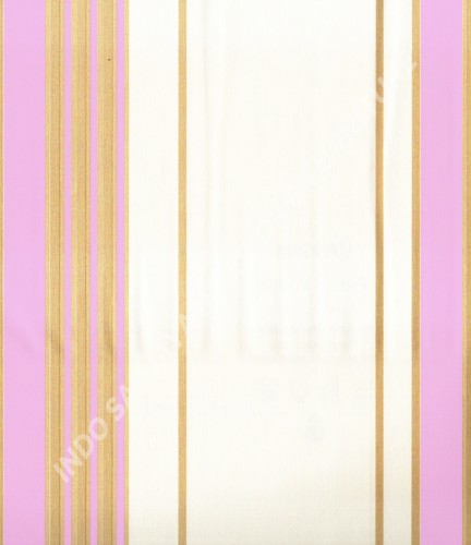 wallpaper MADONA:MD2904 corak Garis warna Putih ,Biru ,Pink