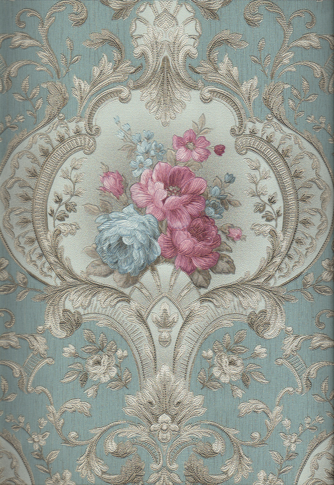 wallpaper   Wallpaper Bunga 4003-4:4003-4 corak  warna 