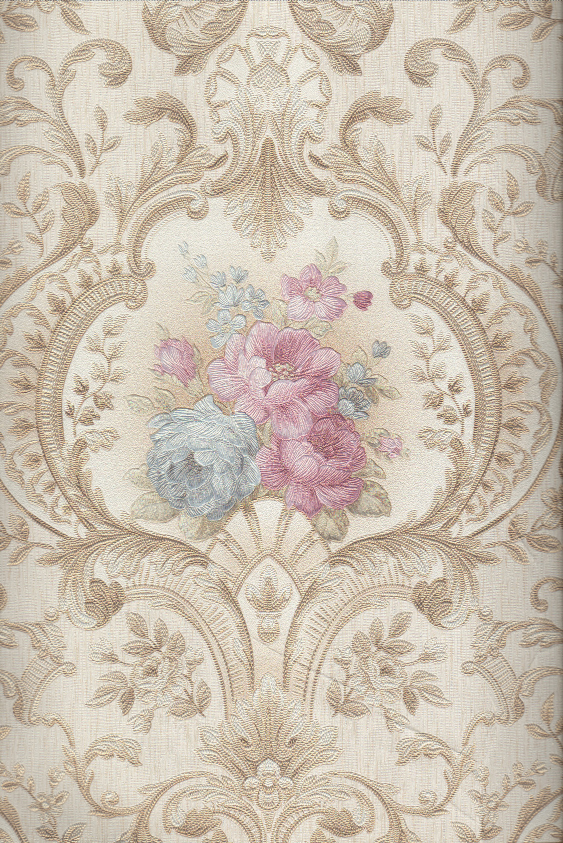 wallpaper   Wallpaper Bunga 4003-2:4003-2 corak  warna 