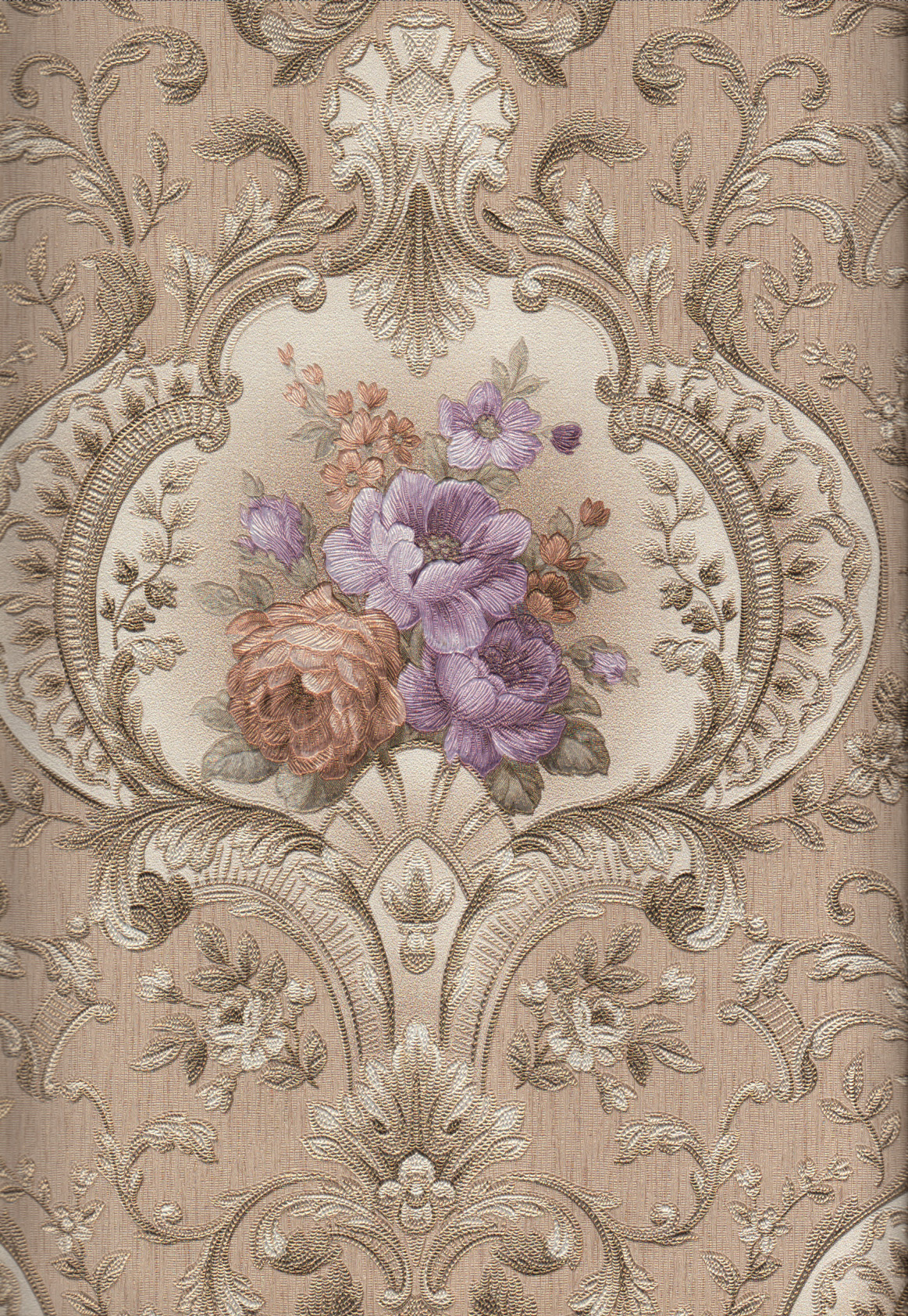 wallpaper   Wallpaper Bunga 4003-5:4003-5 corak  warna 