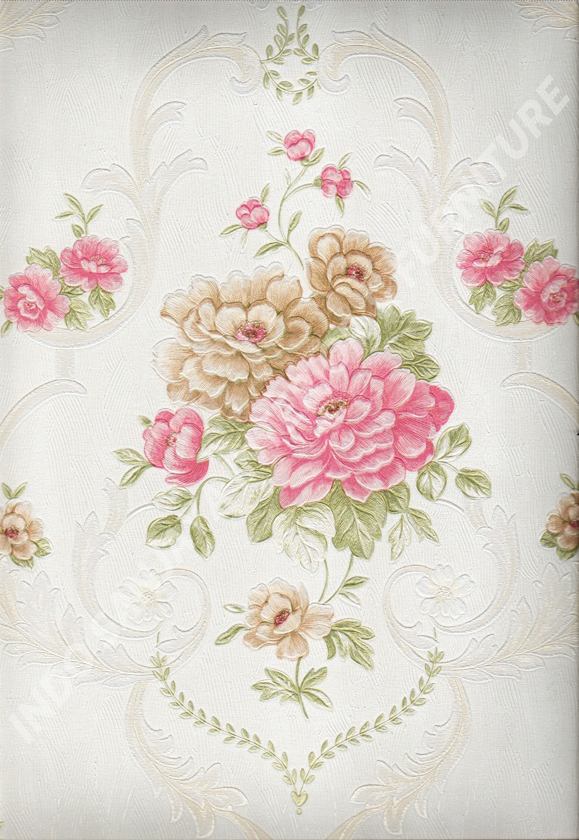 wallpaper   Wallpaper Bunga 8810:8810 corak  warna 
