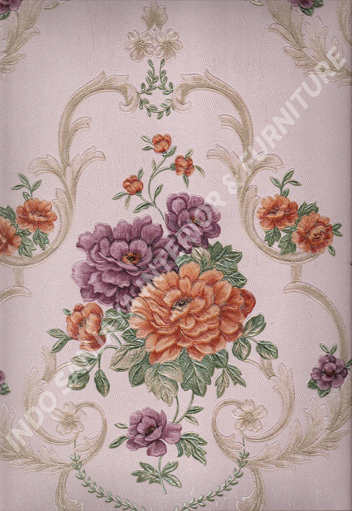 wallpaper   Wallpaper Bunga 8812:8812 corak  warna 