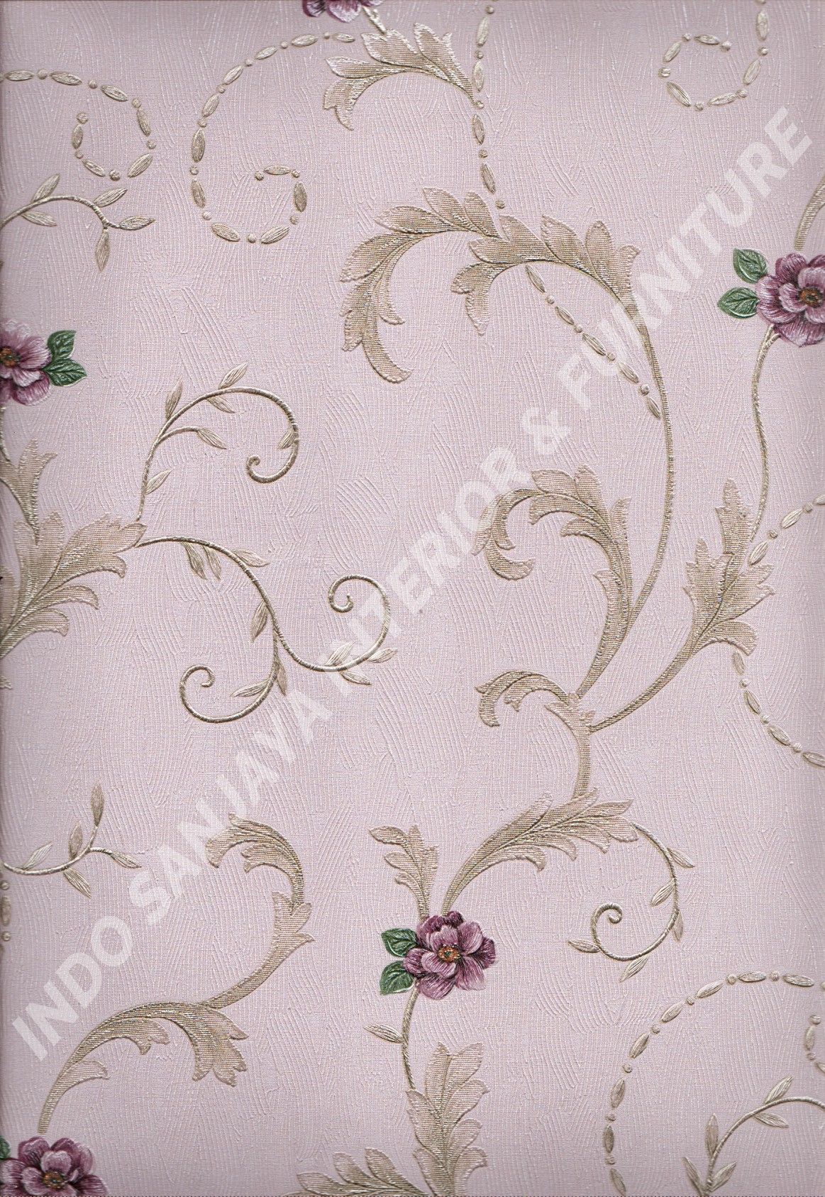 wallpaper   Wallpaper Bunga 8814:8814 corak  warna 
