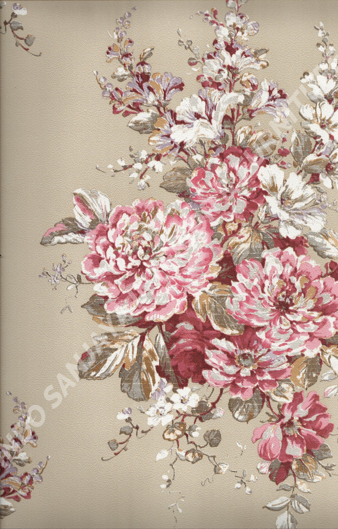 wallpaper   Wallpaper Bunga 8816:8816 corak  warna 