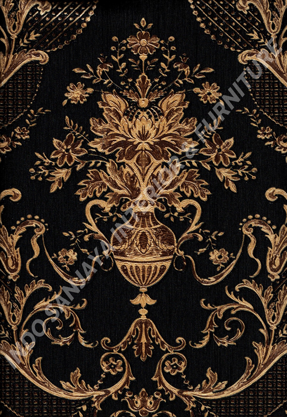 wallpaper   Wallpaper Klasik Batik (Damask) 81085-10:81085-10 corak  warna 