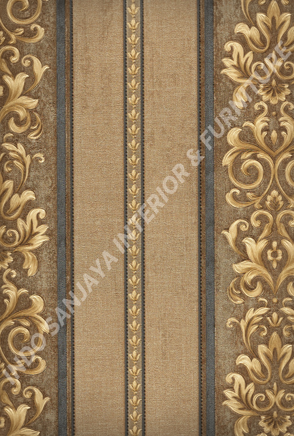 wallpaper   Wallpaper Klasik Batik (Damask) 80604:80604 corak  warna 