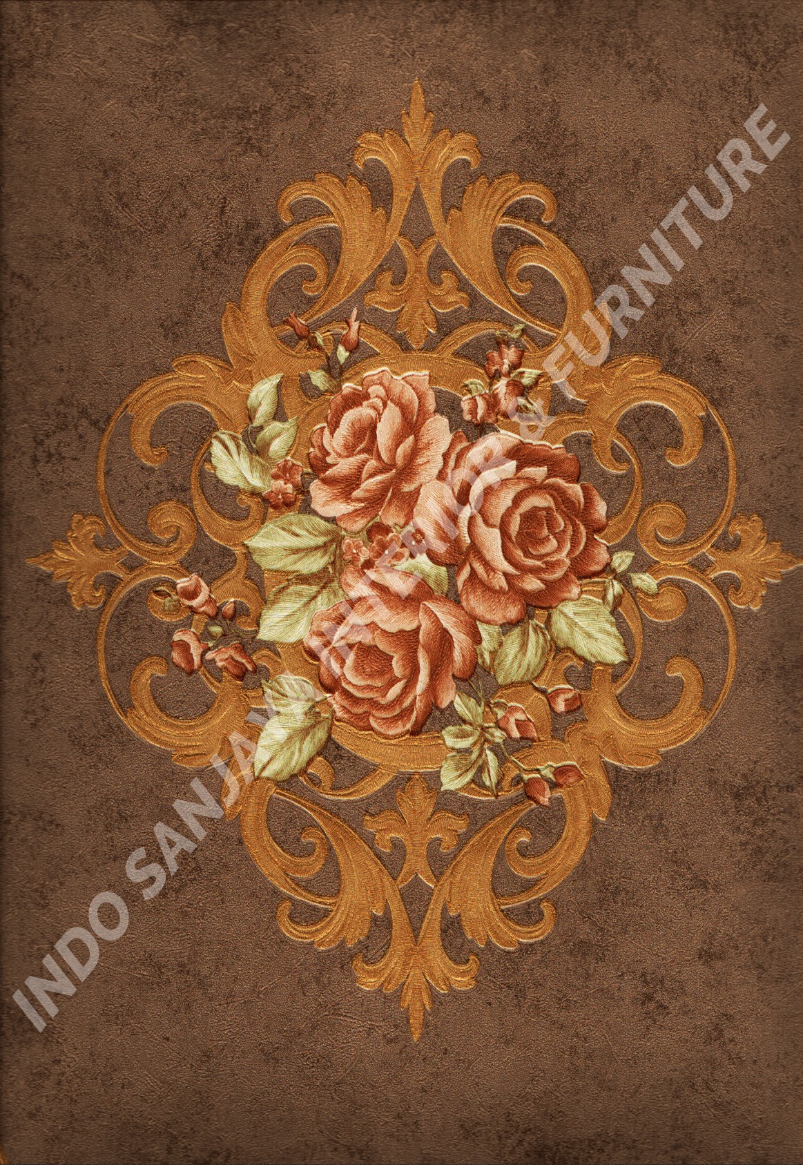 wallpaper   Wallpaper Klasik Batik (Damask) HD-9-16:HD-9-16 corak  warna 