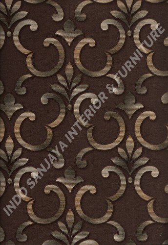 wallpaper   Wallpaper Klasik Batik (Damask) 10028-2:10028-2 corak  warna 