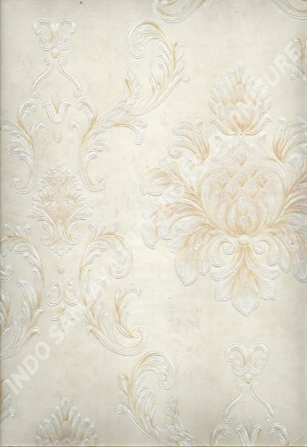 wallpaper   Wallpaper Klasik Batik (Damask) HR-16121:HR-16121 corak  warna 