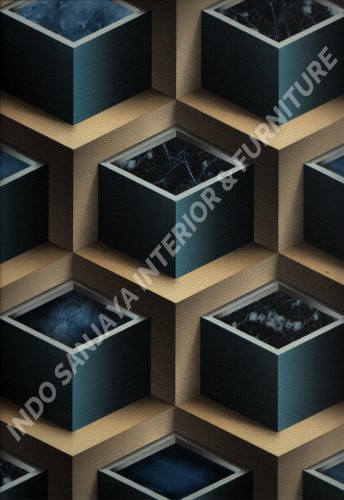 wallpaper   Wallpaper Modern 3D 703-3:703-3 corak  warna 