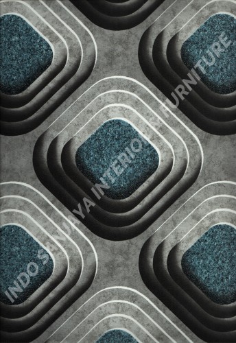 wallpaper   Wallpaper Bulat Geometri 704-2:704-2 corak  warna 