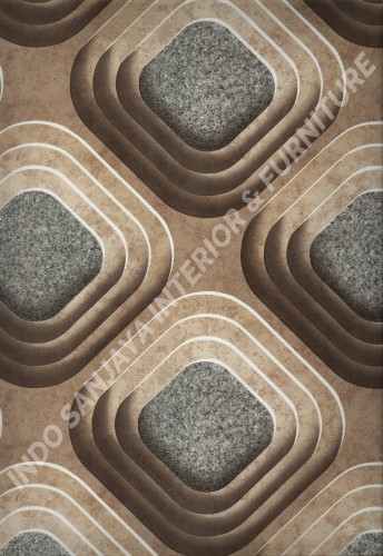 wallpaper   Wallpaper Bulat Geometri 704-4:704-4 corak  warna 