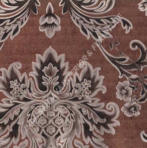 wallpaper   Wallpaper Klasik Batik (Damask) 61-056:61-056 corak  warna 