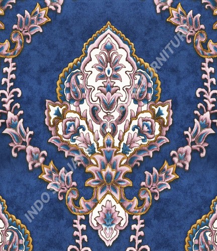 wallpaper   Wallpaper Klasik Batik (Damask) B-2501:B-2501 corak  warna 