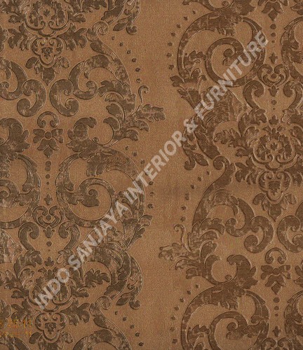 wallpaper   Wallpaper Klasik Batik (Damask) B-2511:B-2511 corak  warna 