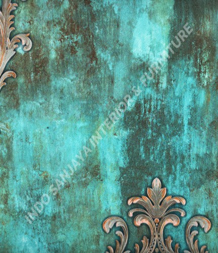 wallpaper   Wallpaper Klasik Batik (Damask) YS-980508:YS-980508 corak  warna 